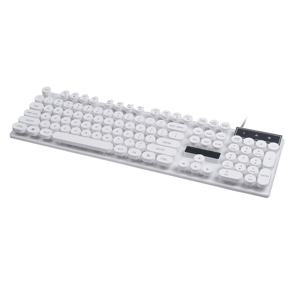 Rainbow Backlit USB Wired 104Key Mechanical Keyboard and 1600 DPI LED Mouse Combo