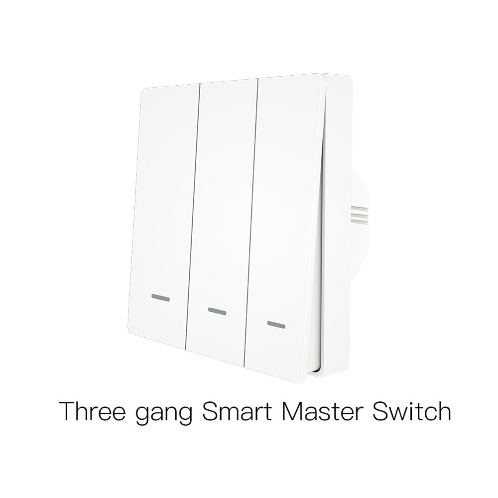 WiFi Smart Push Button Switch RF433 Wall Panel Transmitter Kit Tuya App Remote Control Works with Alexa Google Home