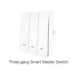 WiFi Smart Push Button Switch RF433 Wall Panel Transmitter Kit Tuya App Remote Control Works with Alexa Google Home