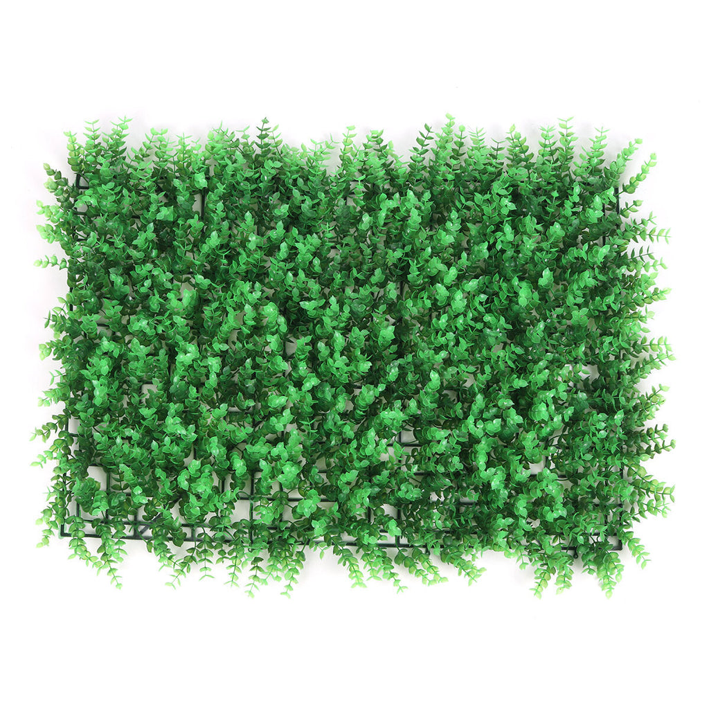 40x60cm Artificial Hedge Mat Foliage Plant Wall Fence Grass Greenery Panel Decorations