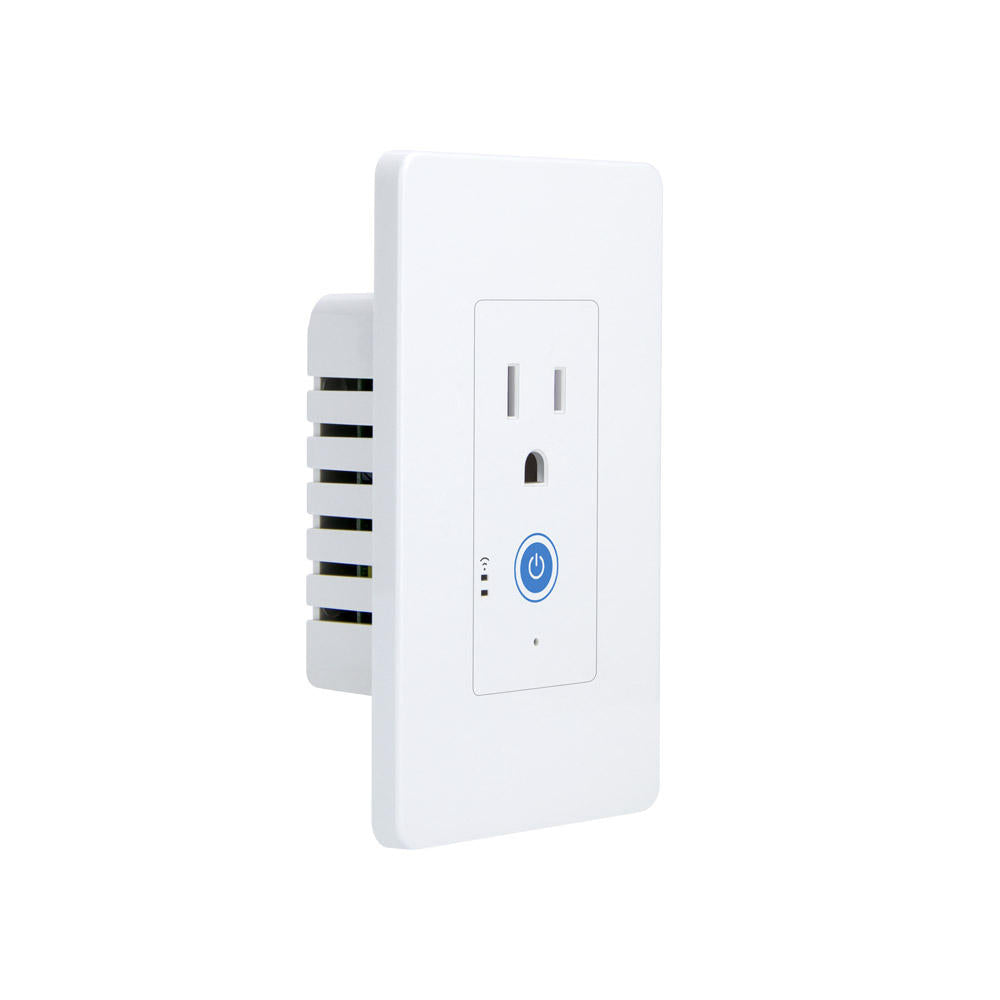 US WiFi Smart Power Monitoring Wall Socket Switch Work with Amazon Alexa and Google Assistant Voice Control LAN Control IW100/IW101