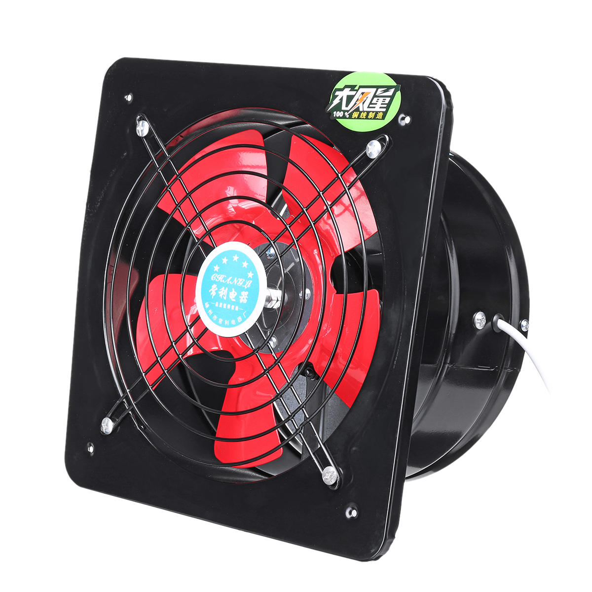 10Inch 220V 100W Booster Fan Extractor Dryer Vent Ventilator Blower Fan Ventilation Fan Extractor