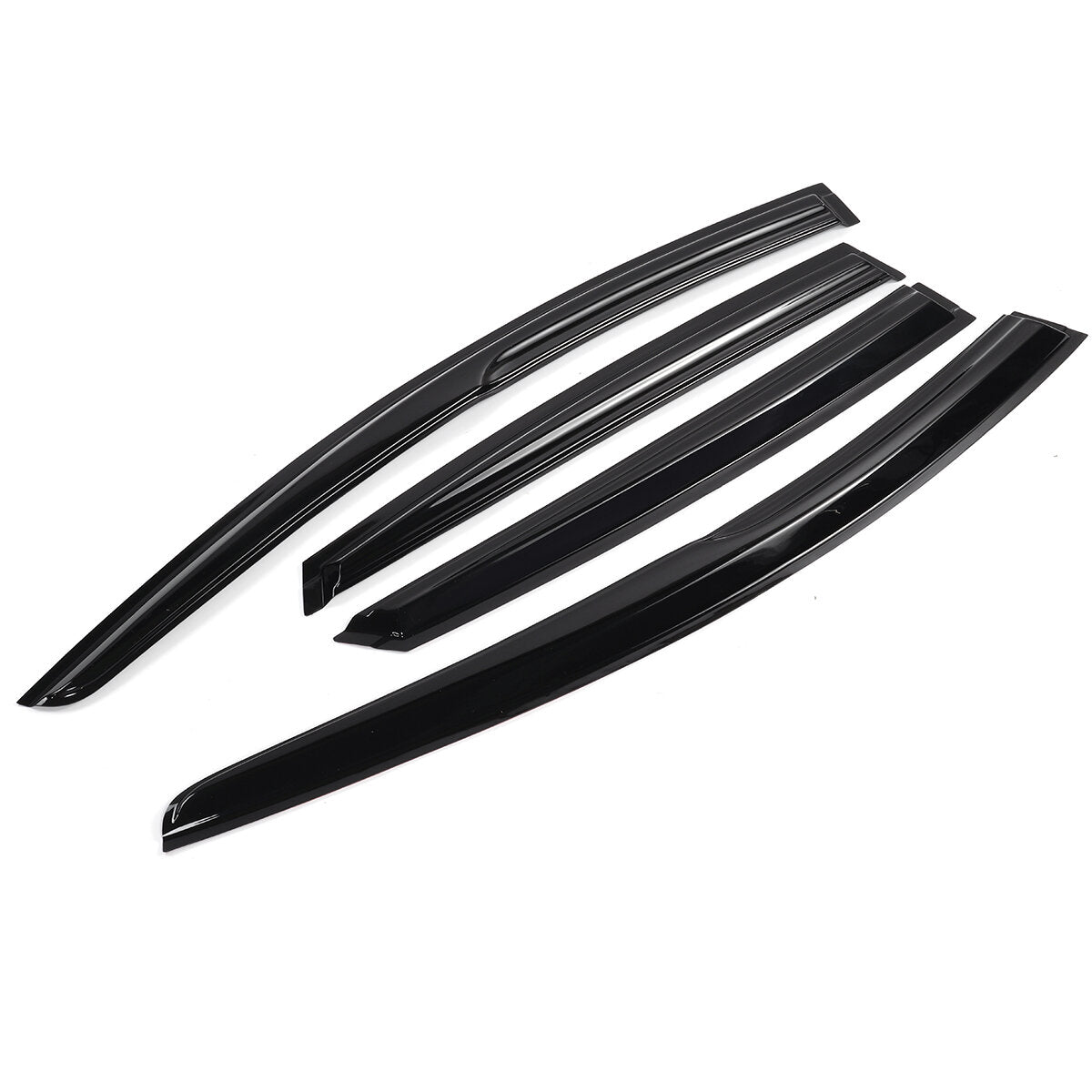 4Pcs Plastic Exterior Visor Vent Shades For FORD FOUCUS 2009-2018 Window Sun Rain Guard Deflector