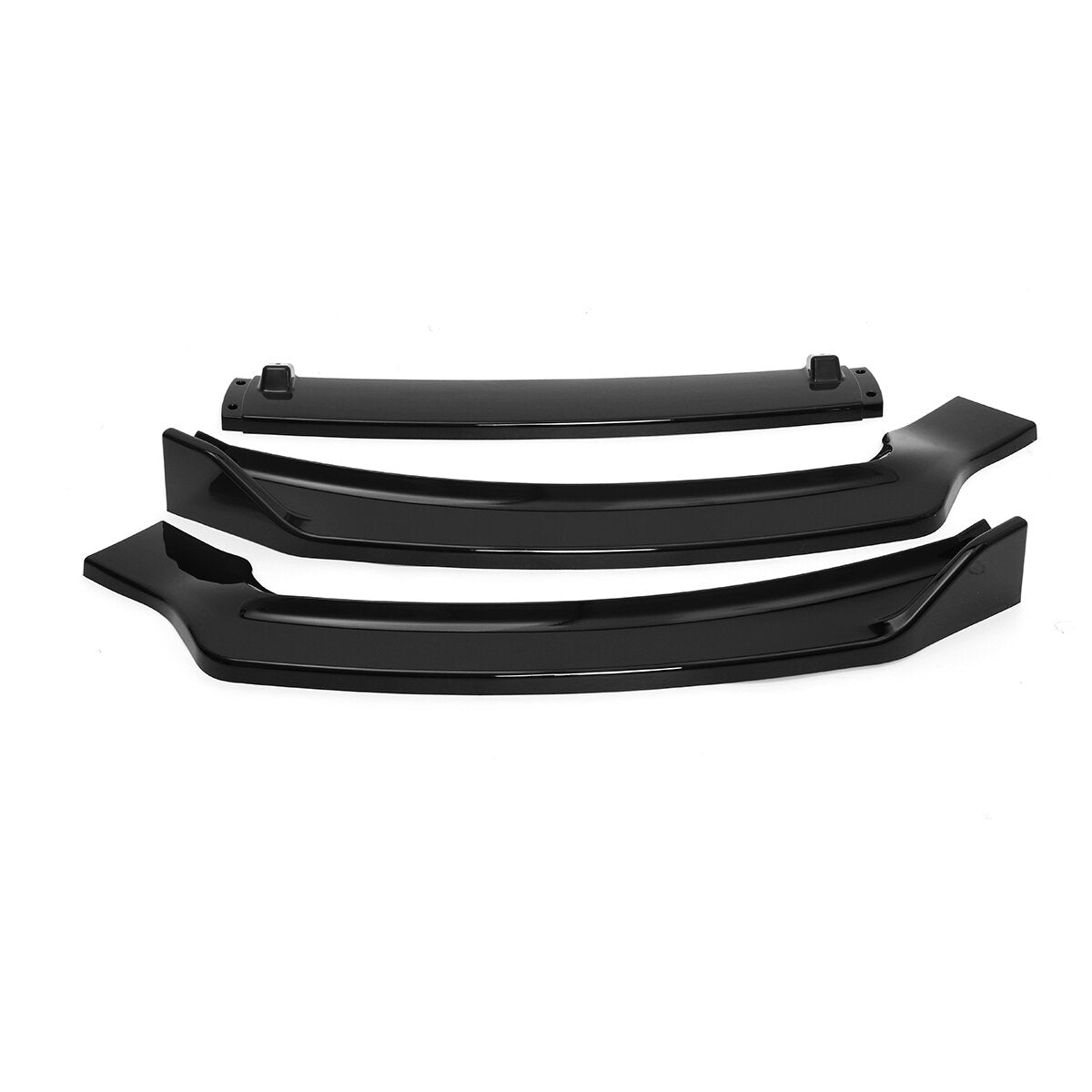 Gloss Black Front Bumper Lip Body Kit Car Spoiler