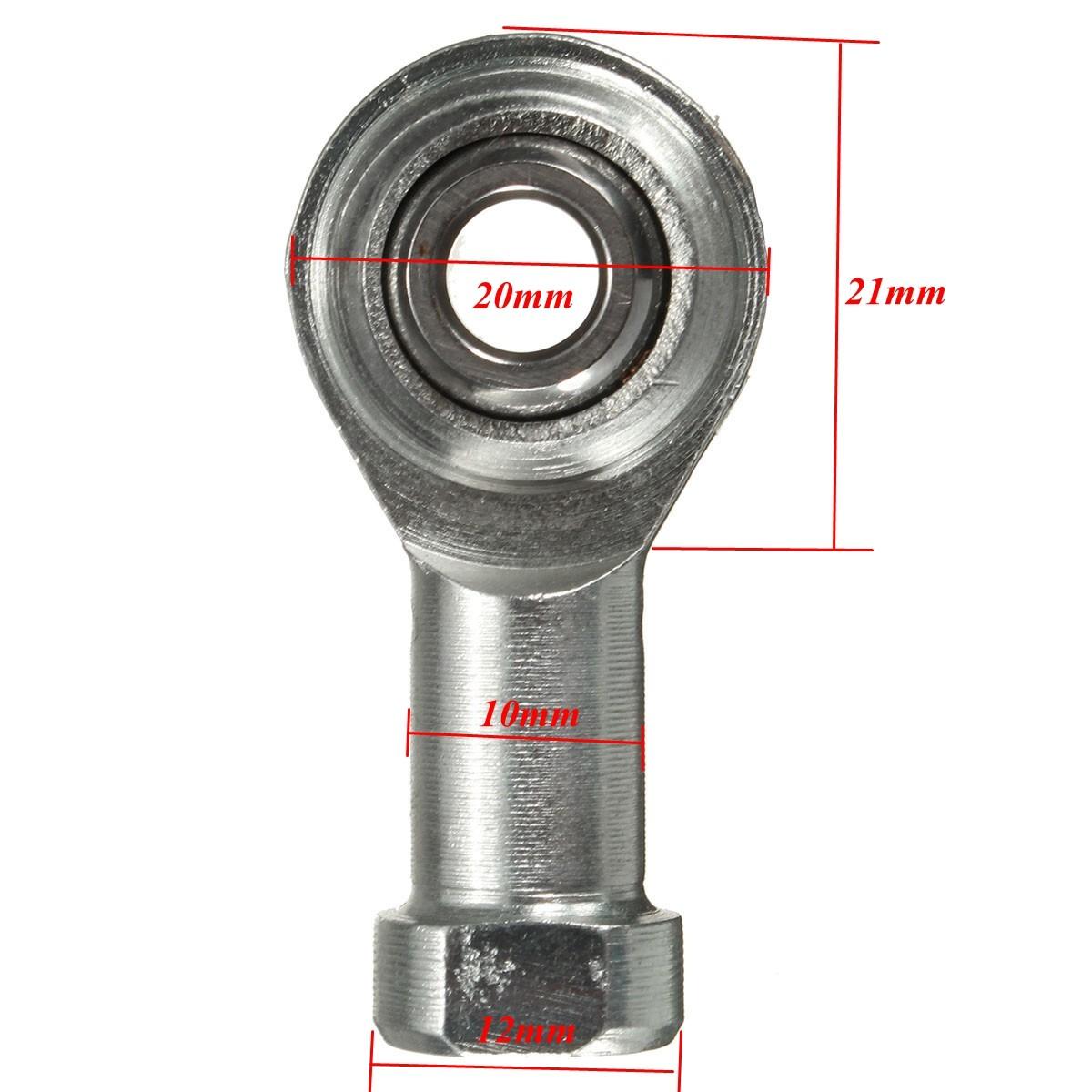 10pcs M6 x 1mm Right Hand Thread Rod End Joint Bearing 6mm Female Thread Joint Ball Bearing