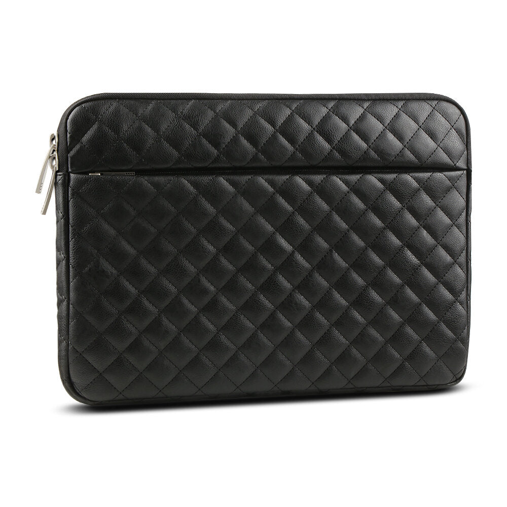 Plain Texture PU Liner Laptop Bag For 13.3/14/15.6 inch Laptop Notebook Macbook
