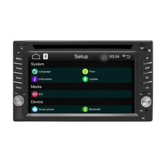 6.2 Inch 2 Din HD Car DVD Player Radio Stereo WinCE Bluetooth Carplay for GPS Navigation Support Rear Camera