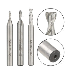 1Pc 2-12mm 2 Flute End Mill Cutter HSS Straight Shank Milling CNC Tools
