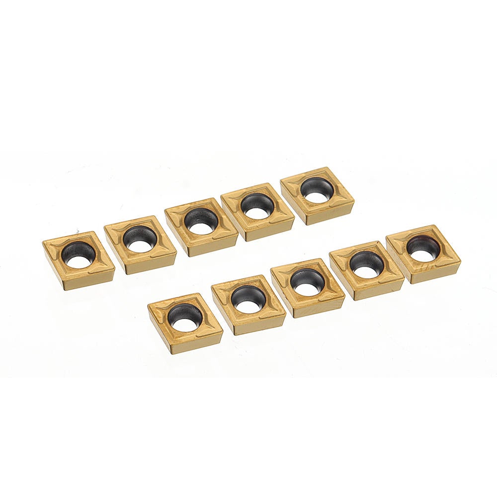 10mm Shank Lathe Turning Tool Holder Boring Bar with 10pcs CCMT060204 Carbide Inserts