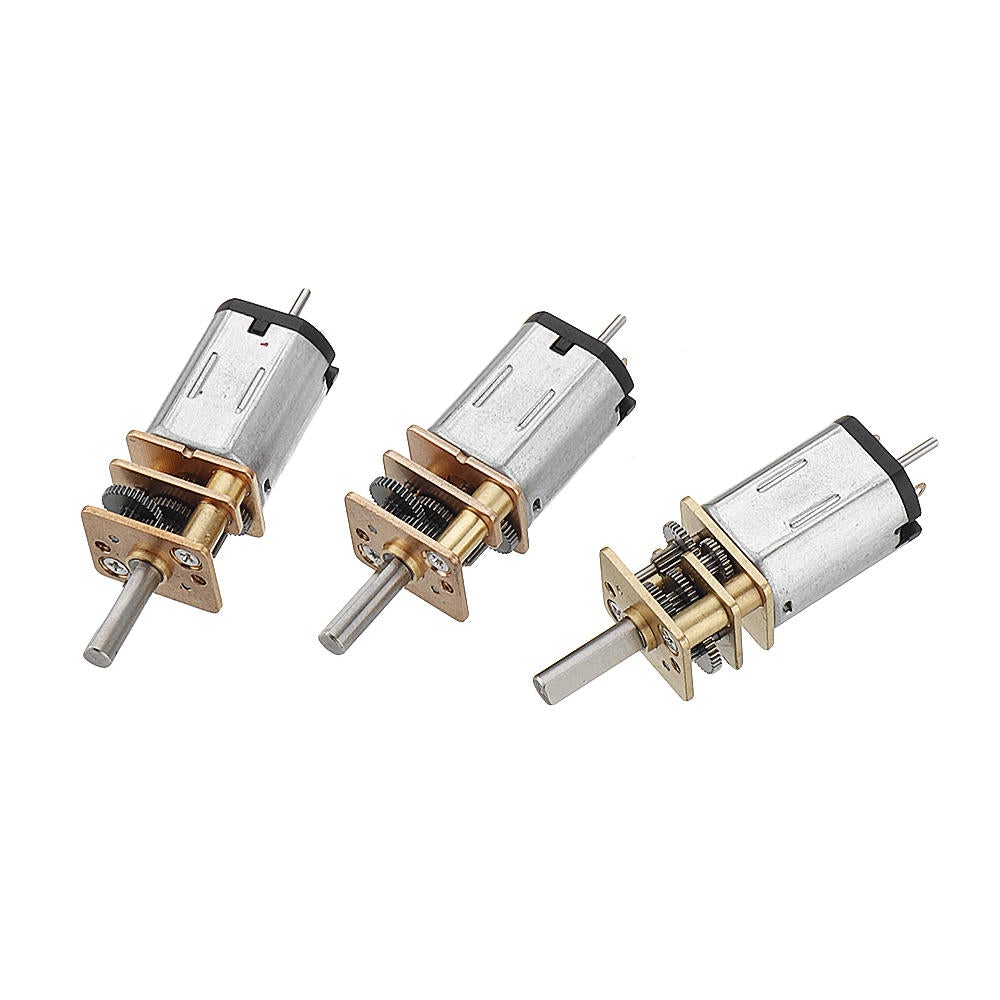 DC 12V Double Shaft Gear Motor Reducer Reduction Motor