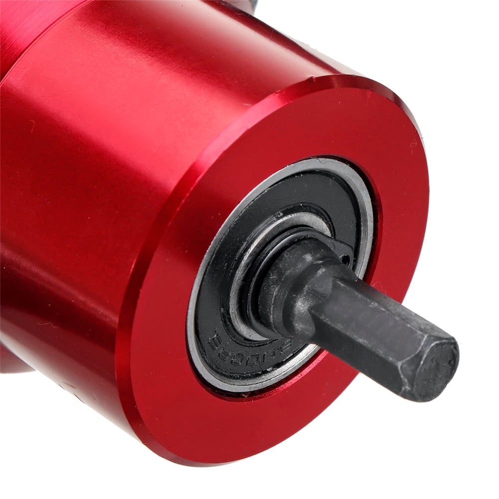 Red Double Head Sheet Metal Nibbler Cutter Drill Attachment Metal Sheet Cutter for Electric Drill