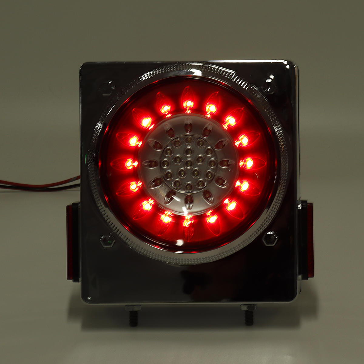 12V 46 LED Indicator Stop Rear Tail Lights For Boat Car Truck Trailer Iron Bracket