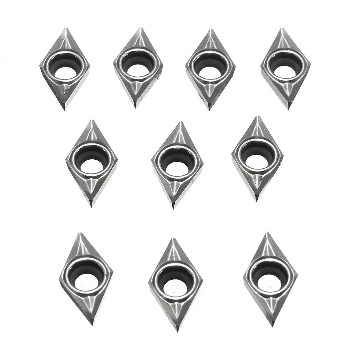 10pcs DCGT0702-AK H01 / DCGT21.51-AK Inserts Used for Aluminum Turning Tool Holder Cutter