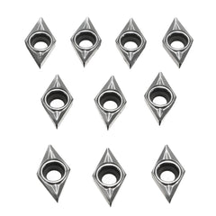 10pcs DCGT0702-AK H01 / DCGT21.51-AK Inserts Used for Aluminum Turning Tool Holder Cutter