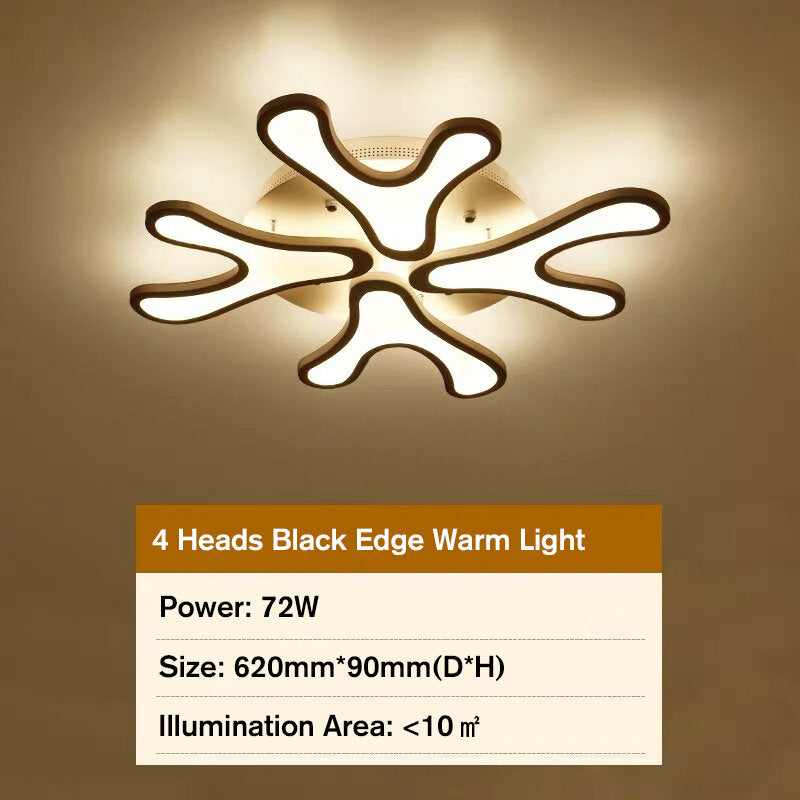 LED Modern Ceiling Light For Living Dining Room Bedroom Deer Antler Chandelier