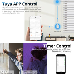Electric APP Voice Control Roller Blinds Wifi Curtain Motor Remote