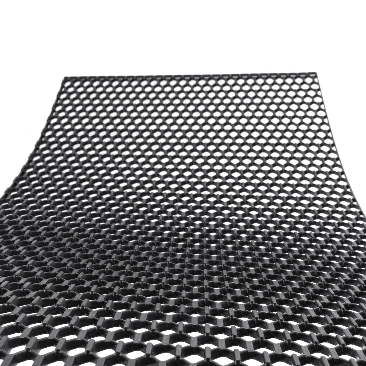 Universal Black Honeycomb Hexagon Mesh Grille Fog Custom Air Vent 47"x16" ABS Grill