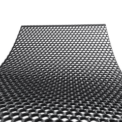 Universal Black Honeycomb Hexagon Mesh Grille Fog Custom Air Vent 47"x16" ABS Grill