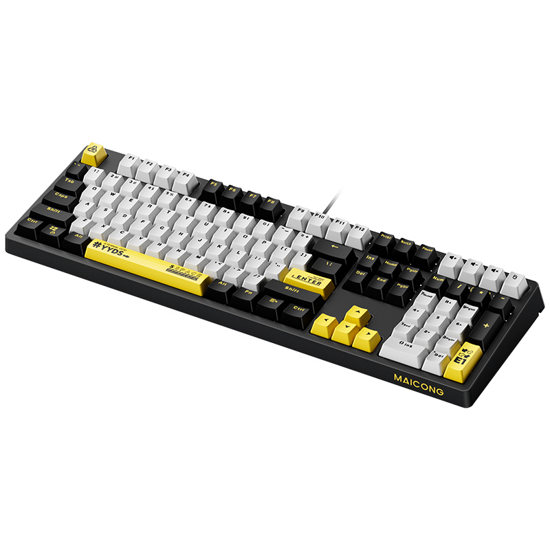 Gaming Mechanical Keyboard 108 Keys PBT Keycaps Ergonomic Gaming Wired Computer Keyboard for Mac /Win