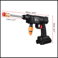 2000W 90Bar 22000mAh Cordless High Pressure Car Washer Spray Water Pump Portable Car Wash Pressure Cleaner Cleaning Machine