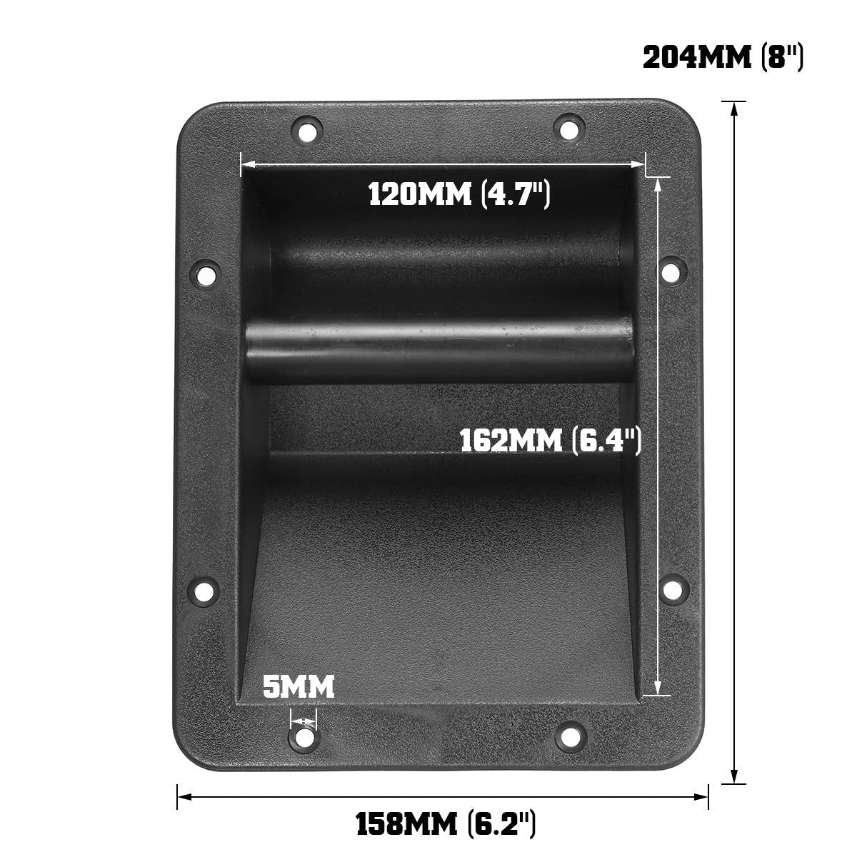 ABS material Speaker G-type Handle Replacement Sound Loudspeakers Recessed Handle for Guitar Amplifier Cabinet