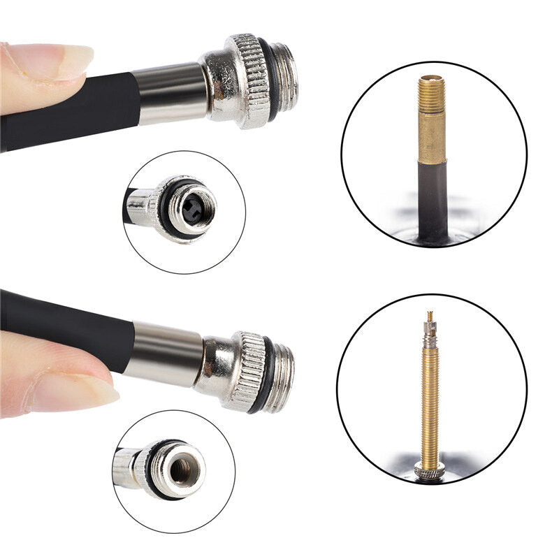 Bicycle Tire Repair Tools Kit Riding Equipment with Cycling Schrader/Presta Tyre Pump Patch Lever Needle