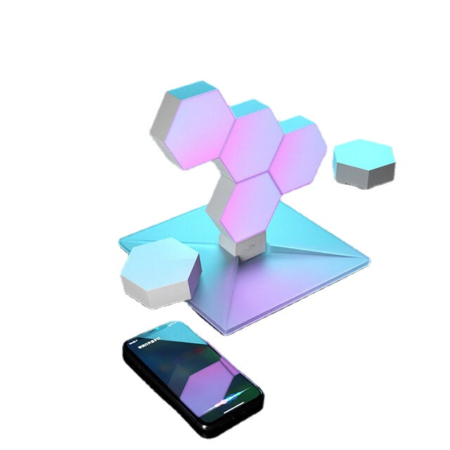 Colo-light LED Quantum Light Smart Geometry Assembling DIY Lamp WiFi Work with Google Assistant Alexa Cololight APP Smart Control