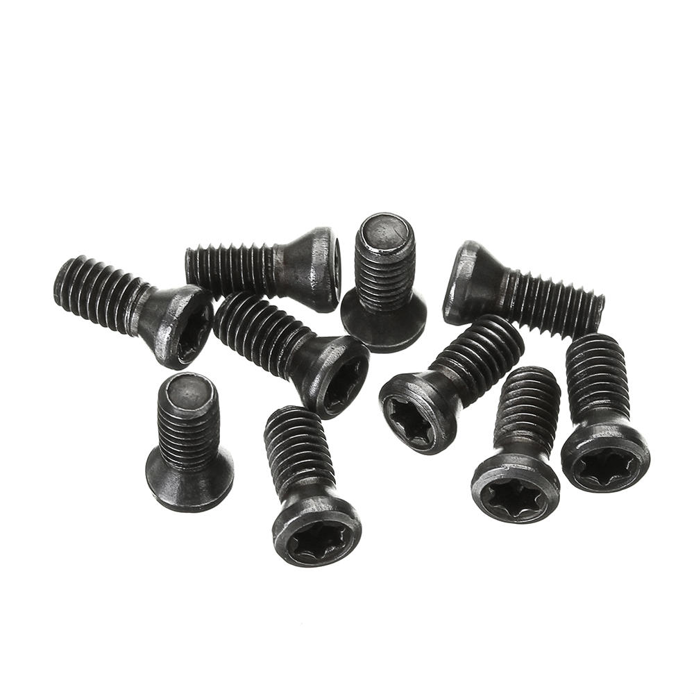 M4TT1 10Pcs M4 Tungsten Button Head Torx Screw for Carbide Inserts CNC Lathe Tool 8/10mm