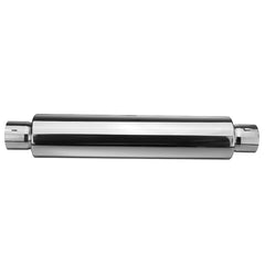 2.5inch Exhaust Resonator Muffler Silencer Box 4x18inch Long Round High Flow AU
