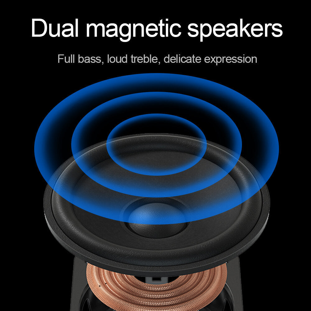 Game Speaker Anvil Aux 3.5mm Stereo Surround Music Soundbar for Computer 2.0 PC Home Notebook TV Loudspeaker