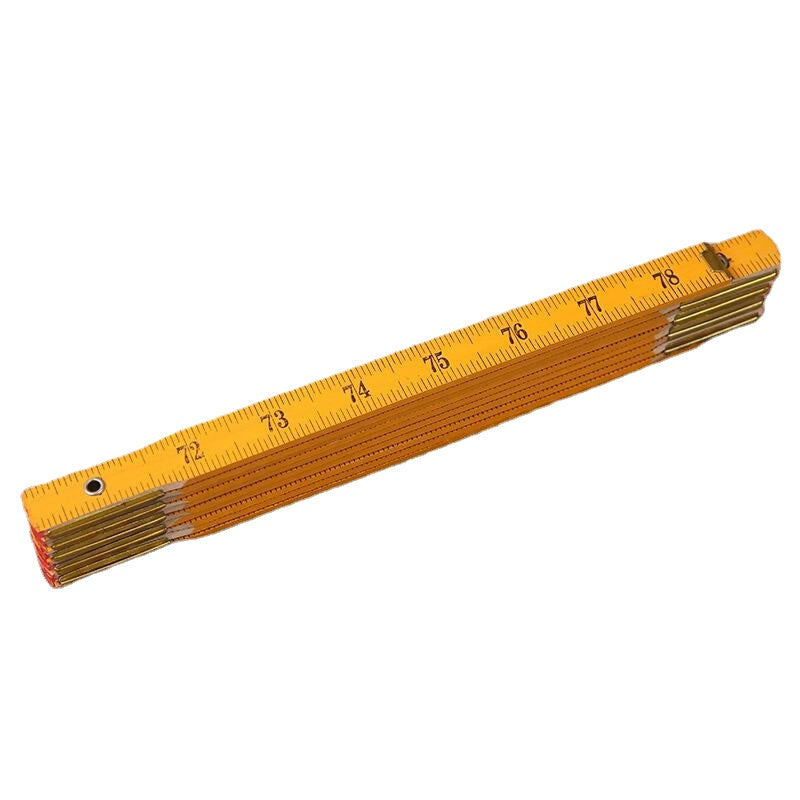 Portable Wooden Folding Ruler 1M/2M Multifunctional Painting Drawing Measuring Instrument Model Template Ruler Carpenter Measuring Tools