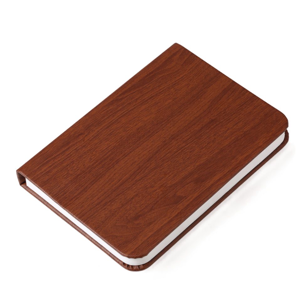 Wooden LED PU Leather USB Rechargeable Magnetic 3 color Foldable Night Booklight