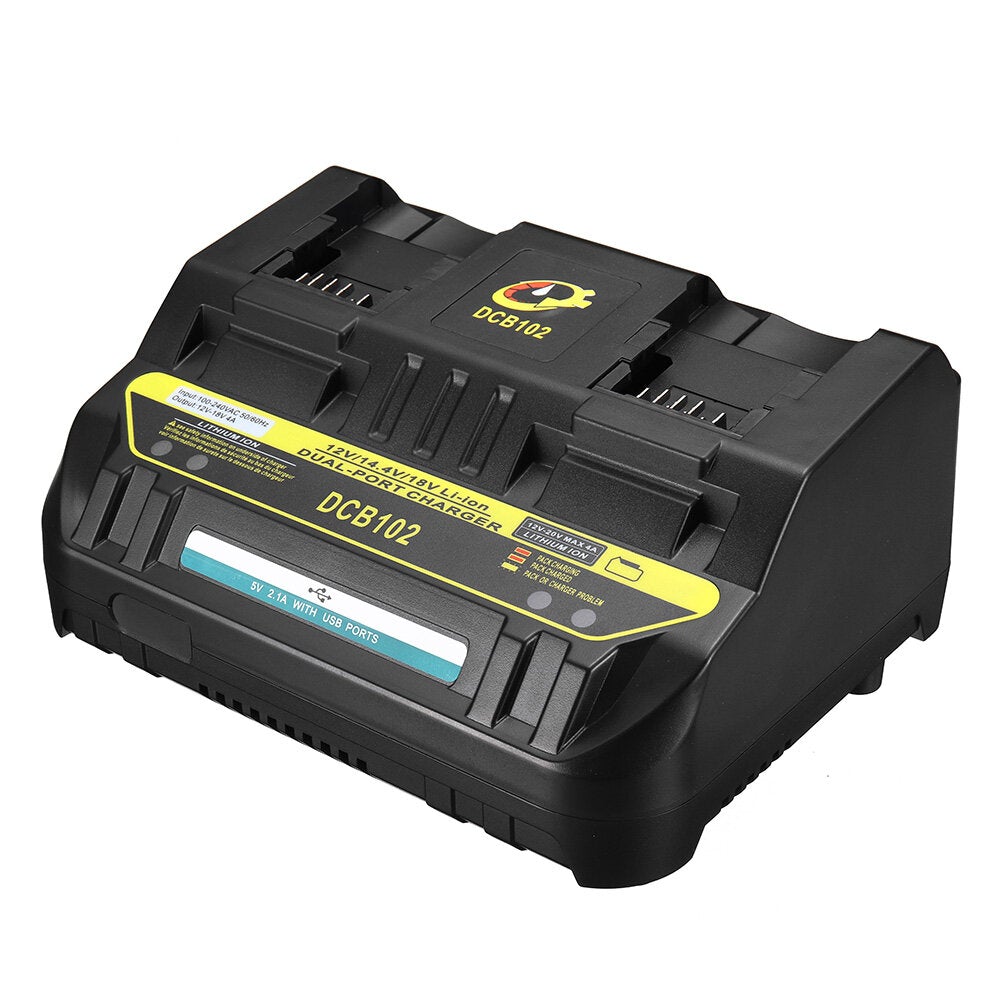 Li-ion Battery Charger DC 3A AU/EU/US/UK Plug Charging Current For Dewalt 14.4V-18V Li-ion Battery Power Tool Battery