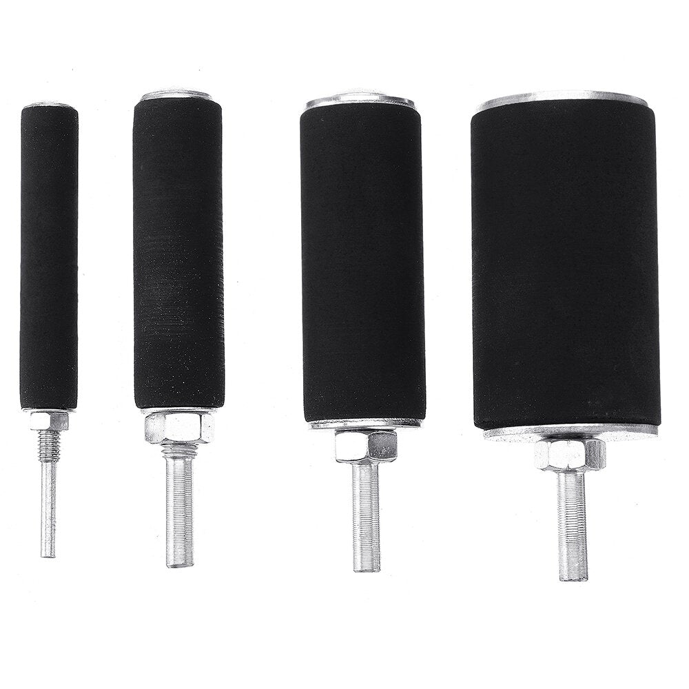 20Pcs/Set 80/120 Grit Sanding Drum Kit Drum Rubber Mandrels for Drill Press wood working Kit
