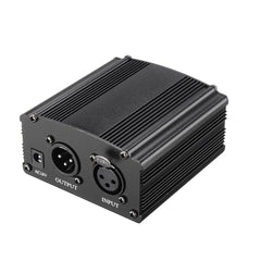 48V Phantom Power For BM 800 Condenser Microphone Studio Recording Karaoke Supply Equipment EU/US Plug Audio Adapter DC Power