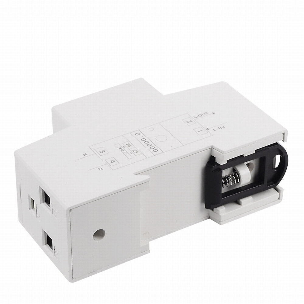 Reset and Reset Backlight Display Single-phase Household Rail Multi-function Energy 230V Meter