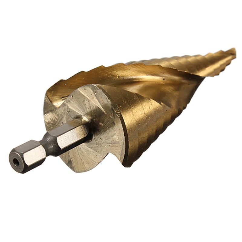 3Pcs 4-12/4-20/4-32 HSS Spiral Grooved Step Drill Bit