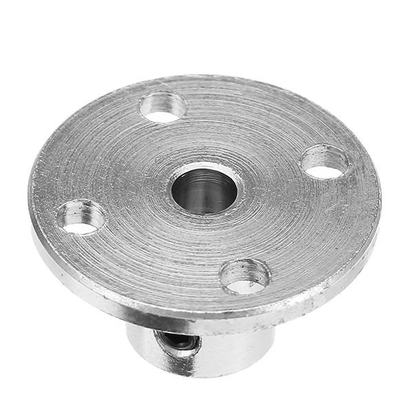 4mm Flange Coupling Steel Rigid Flange Plate Shaft Connector Optical Axis Support Fixed Seat