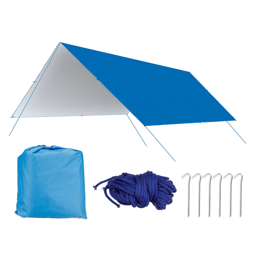 3x3m Awning Waterproof Canopy Sunshade Hammock Rain Beach Sun Shelter Camping Tent