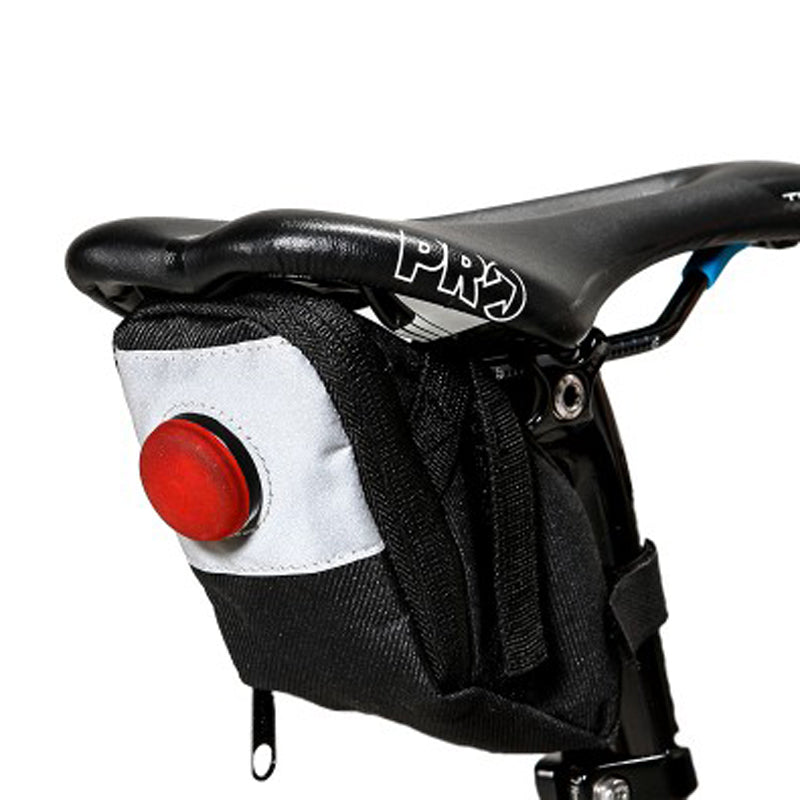 Twill Tear-Resistant Cycling Bicycle Saddle Bag Waterproof With Taillight
