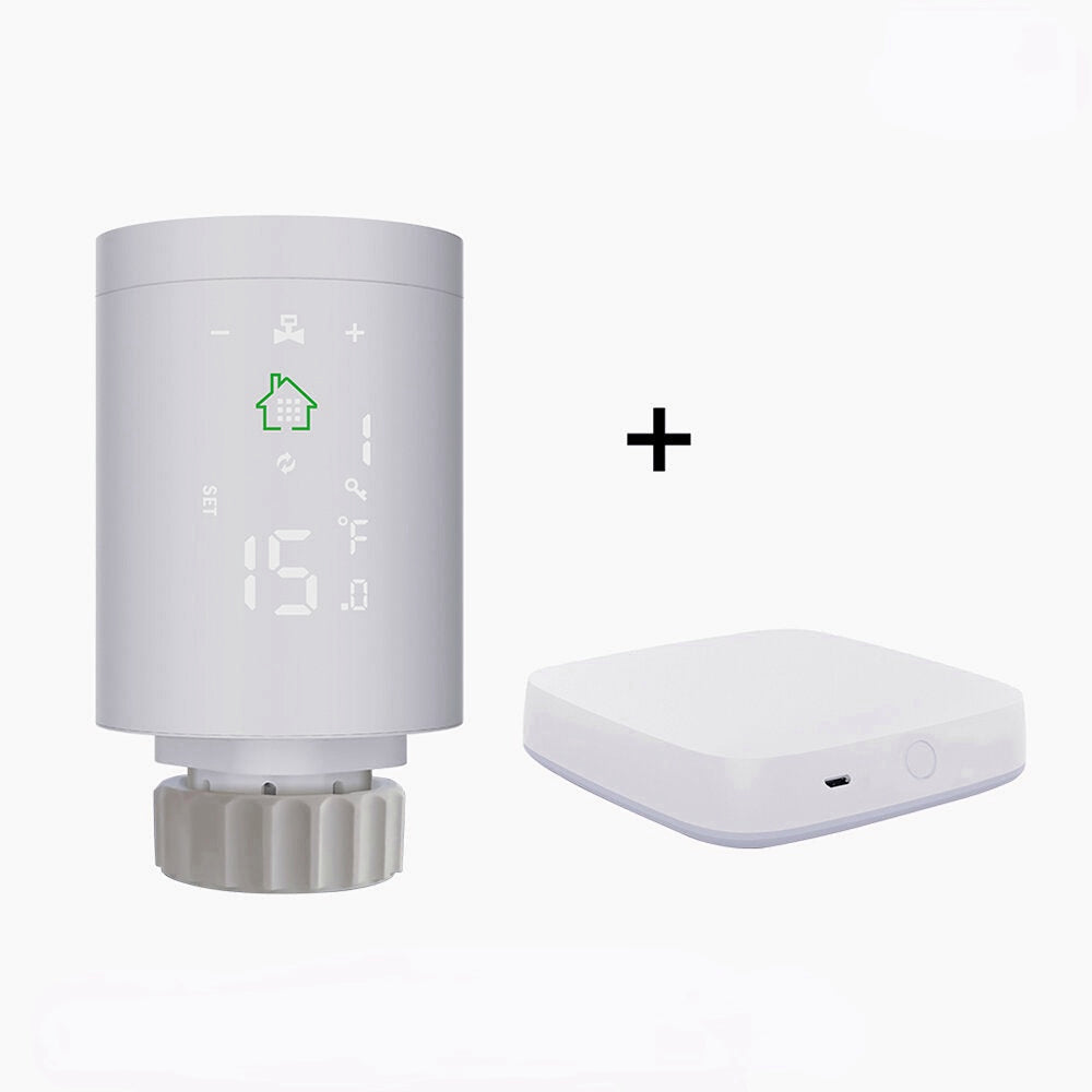 Smart Radiator Actuator Programmable Thermostatic Radiator Valve Temperature Controller Voice Control via Alexa
