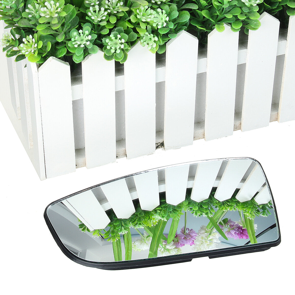 Left Rearview Lower Door Mirror Glass+Back Plate
