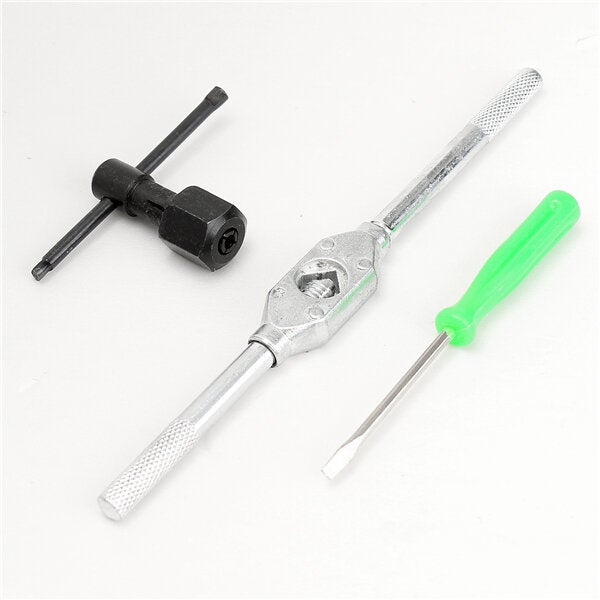 40pcs M3-M12 Screw Thread Metric Plugs Taps Tap Wrench Die Set