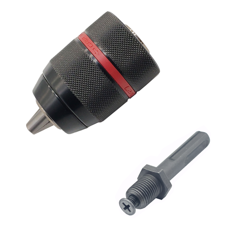 2-13mm Keyless Drill Chuck Hex Shank SDS Socket Square Self-tightening Chuck Electric Hammer Electric Drill Conversion Chuck