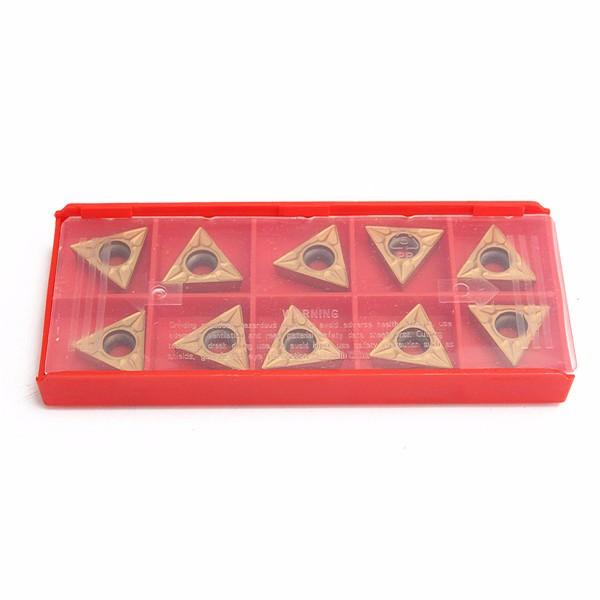 10pcs Carbide Inserts For Indexable Boring Bar Turning Tool Holder