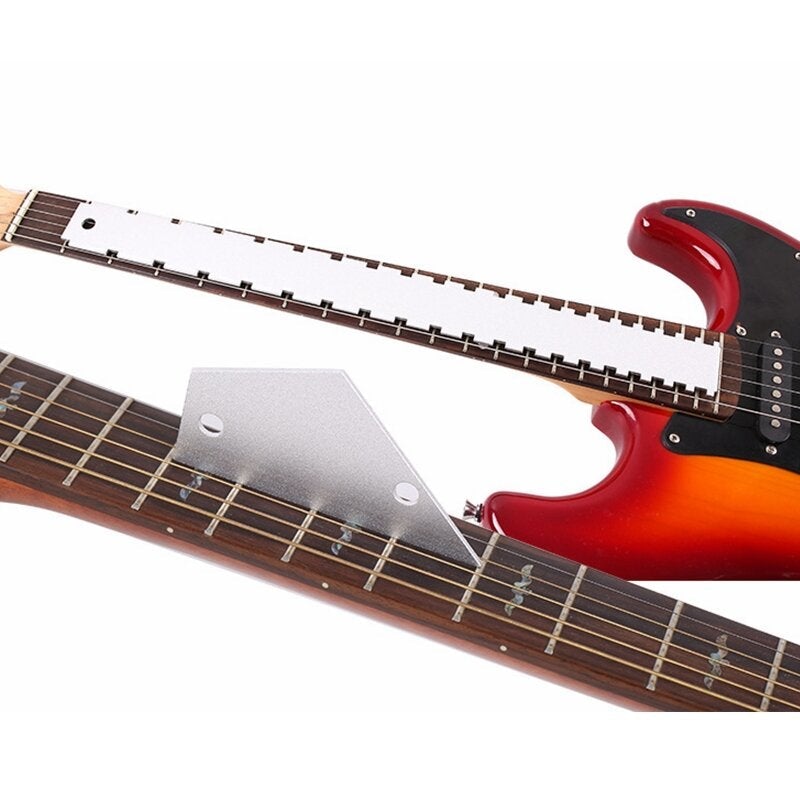 Guitar Neck Straight Edge Fretboard Frets Neck Notched Ruler Fret Fingerboard Straight Edge Ruler Measuring
