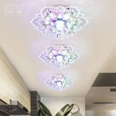 Modern Crystal LED Ceiling Light Fixture Pendant Lamp Lighting Chandelier 9W New