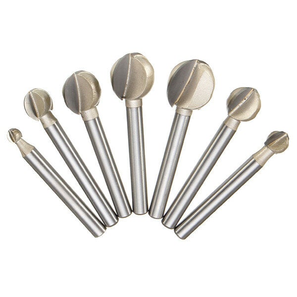 6mm Shank 6-20mm Steel Ball Cutter Woodworking Milling Carving Tool