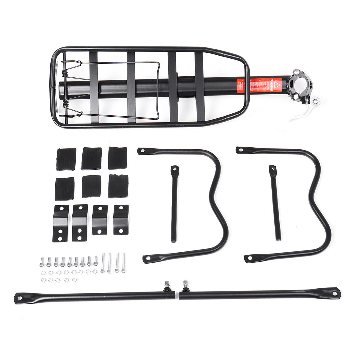 Load Bearing 50KG Mountain Bike Cargo Rear Rack Seat Luggage Carrier Aluminum Alloy