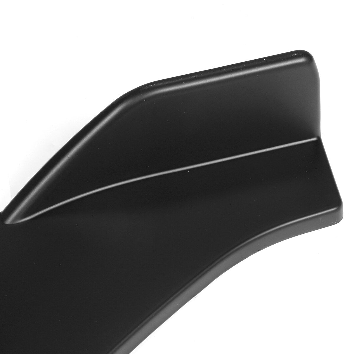 4pcs Matte Black Front Lip Chin Bumper Body Kits New For Car Universal